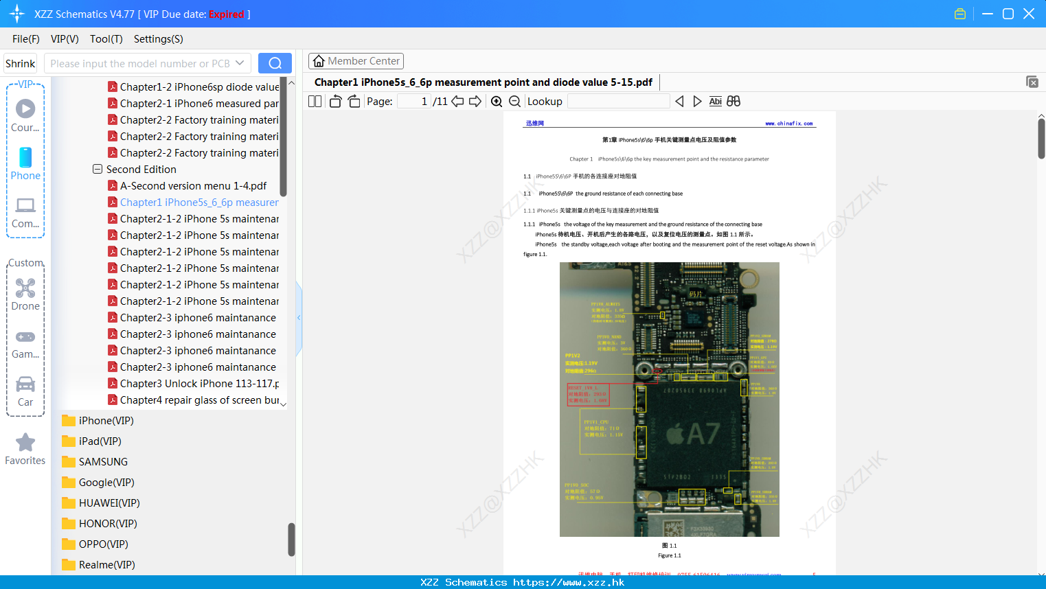 Chapter1 IPhone5s_6_6p Measurement Point And Diode Value 5-15